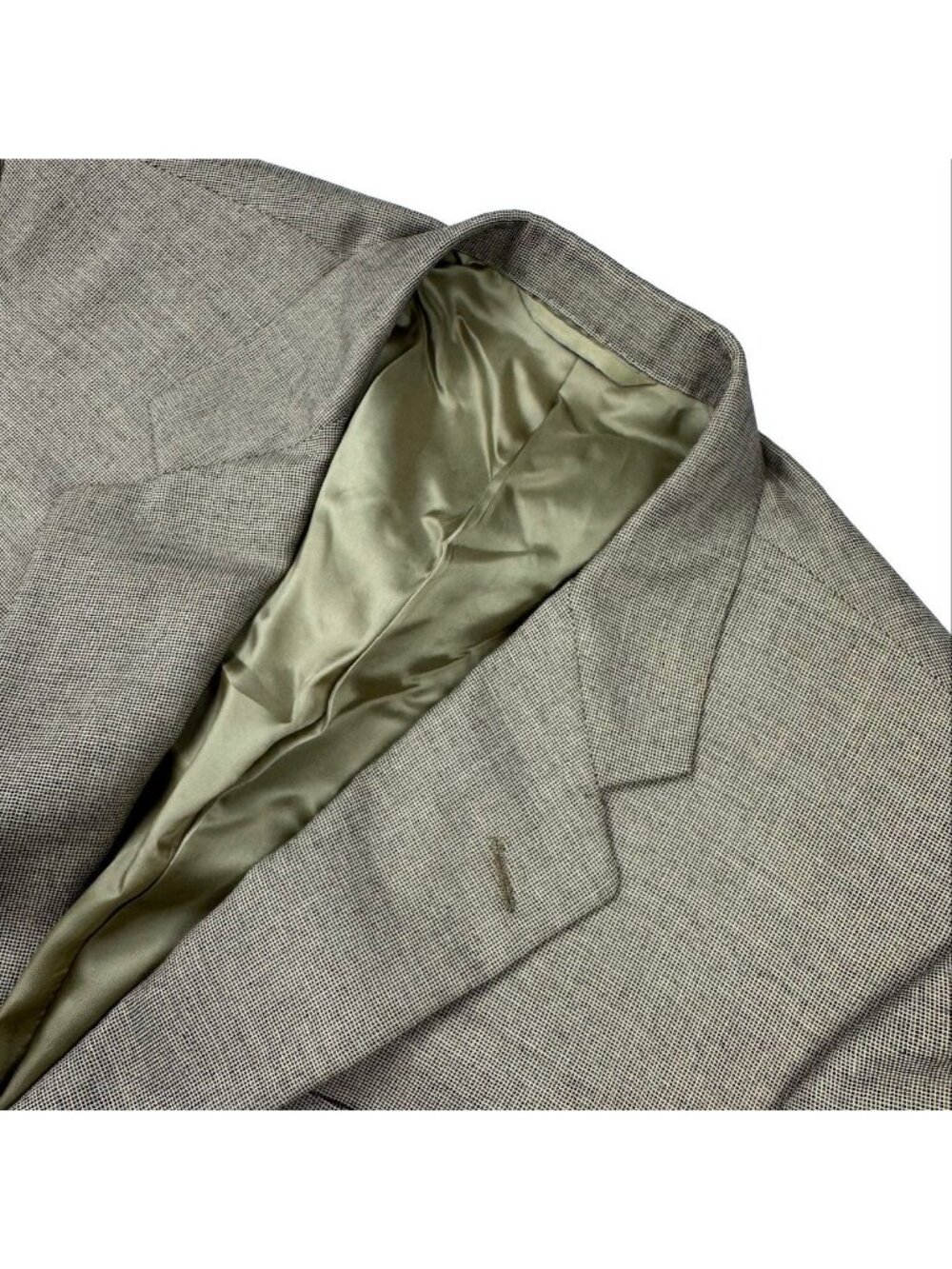 Hickey Freeman Men’s Bespoke Pure 100% Cashmere 2-Button Gray/Brown • 44S